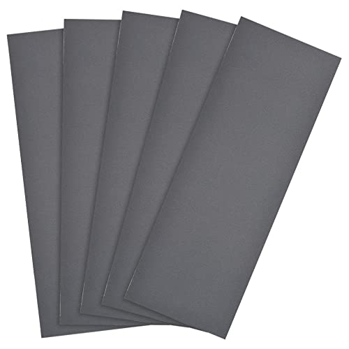uxcell 1000 Grits Sanding Sheets 9-inch x 3.6-inch Wet Dry Silicon Carbide Sandpaper for Wood Furniture Metal Polishing 5pcs - style: 1000 Grit