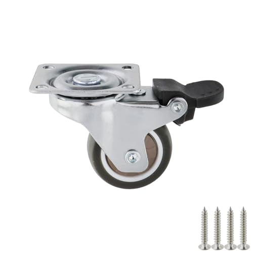 Semetall Caster Wheels 1.5Inch 360 Degree Set of 4 - style: A-150