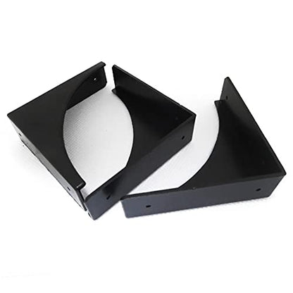 Corner Guard,glrovazas 4 Pcs Decorative Desk Box Corner Protector Desk Case Edge Cover Safety Guard Furniture Corner Bumpers Thickened Hardware for Jewrlry Box Cabinet（Black）