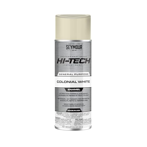Seymour 16-140 Hi-Tech Enamels Spray Paint, Gloss Colonial White - size: 1 Ounce (Pack of 1)