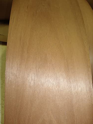 Mahogany wood veneer edgebanding 1-1/4″ x 120″ roll preglued adhesive 1.25″