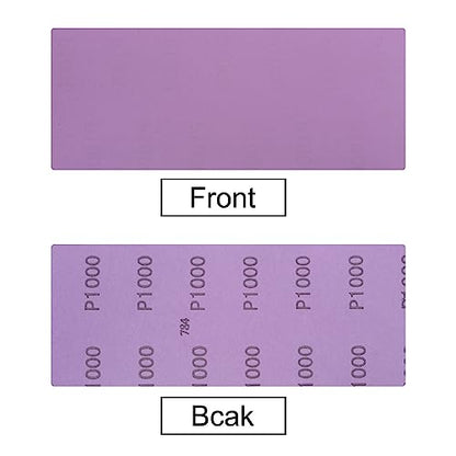 uxcell 10Pcs Sanding Sheets 1000 Grit 9"x3.7" Aluminum Oxide Sandpapers - style: 1000 Grit