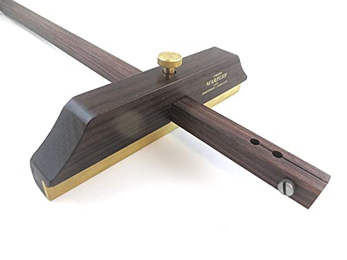Panel Gauge with Pin and Pencil Holder Solid Rosewood