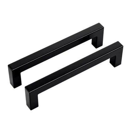 Haidms Black Cabinet Handles 5 Inch Matte Black Cabinet Handles 30 Pack - color: Black, size: 5 Inch Hole Center