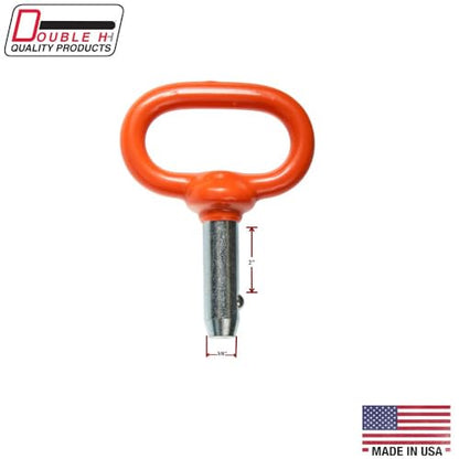 Double HH, 85312, Orange Handle Detent 3/8" x 2"