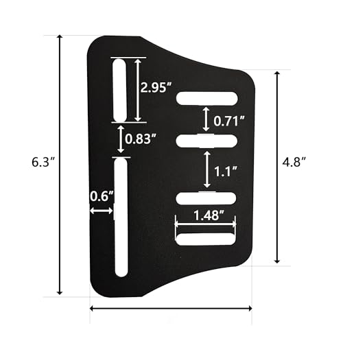 2PCS Heavy Duty Bed Frame Brackets for Headboard and Footboard, Modi-Plate Adapter/Connector for Bed Frame Modification