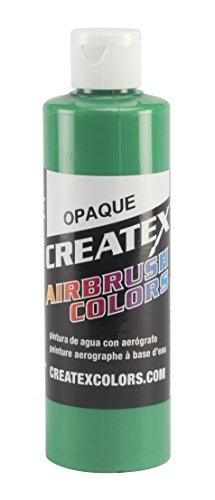 Createx Colors Paint for Airbrush, 8 oz, Opaque Light Green - color: Opaque Light Green