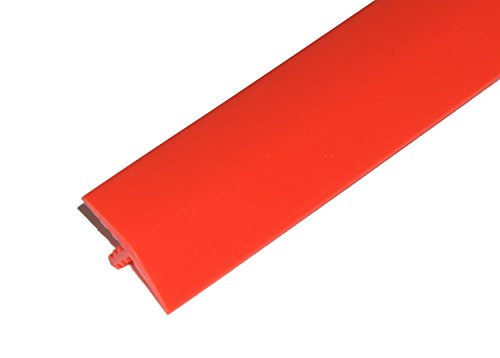 25ft Roll of Orange 3/4" Plastic Tee Moulding for Arcade Game Cabinets, Counters, Shelves, or Tables - color: Orange, size: 25 Feet