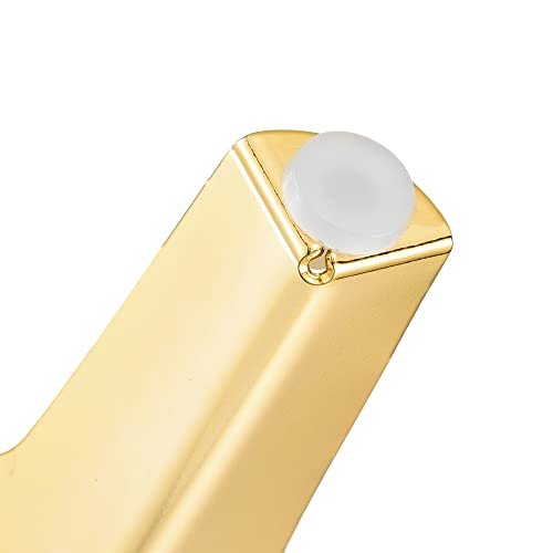 4PCS 5 Inch Gold Metal Furniture Legs Feets Heavy Duty Triangle Chair Legs - size: 5 inch