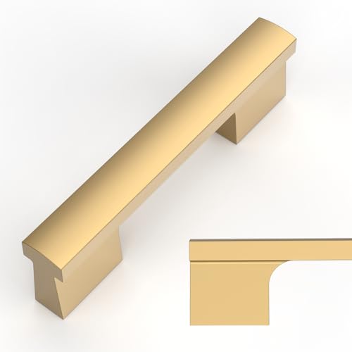 Amerdeco 10 Pack Champagne Bronze Cabinet Pulls 3 Inch(76MM) Hole Centers Kitchen Cabinet Handles Hardware Kitchen Handles for Cabinets Cupboard Handles Drawer Pulls ZH0026 - color: Champagne Bronze, size: 3"/76MM Hole Center, style: 10 Pack