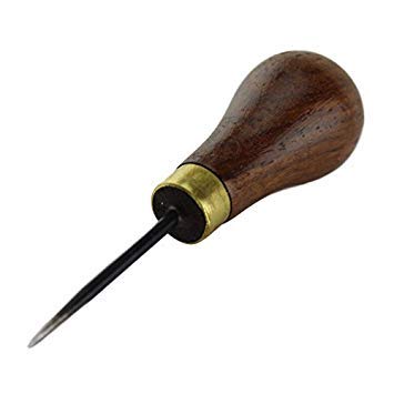 JC Performance Leather Sewing Awl Quick Stitch Repair Tool Set Heavy Duty Thread (with Awl, Off-White) - color: Off-White, size: With Stab Tool