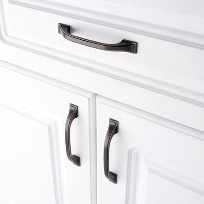 KOOFIZO 10 Pack 3-3/4 in Oil Rubbed Bronze Cabinet Pulls Drawer Handle 1958 - color: Oil Rubbed Bronze, size: 3-3/4" CC