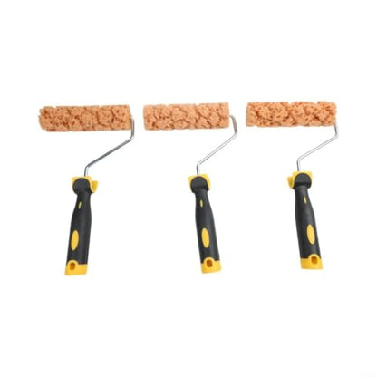 6 Inch Sponge Paint Roller Kit, Textured Wall Pattern Brush