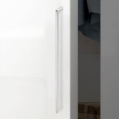 10 Pack 12.5 inch Brushed Satin Nickel Kitchen Cabinet Handles - color: Brushed Satin Nickel, size: 12-5/8 inch Hole Center