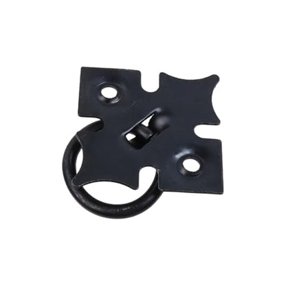 Vintage Antique Ring Pulls,Retro Black Four-Leaf Clover Drawer Pull Cabinet Handle Cupboard Closet Door Ring - style: Four-Leaf Ring Pull