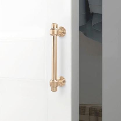 10 Pack 3.75 Inch Kitchen Cabinet Handles Champagne Bronze Cabinet Pulls Zinc Alloy Drawer Pulls Kitchen Hardware - color: Champagne Bronze, size: 3-3/4'' Hole Center(96mm)