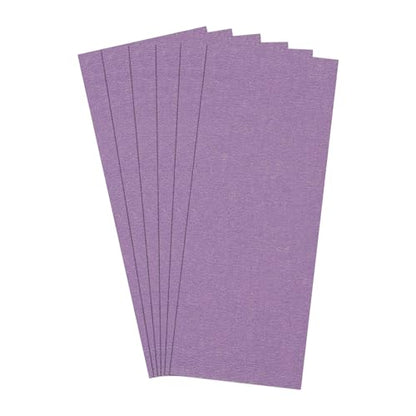 6 Pcs 120 Grit Sandpaper 3.6 x 9 Inch Sand Paper Purple Alumina - size: 120Grit, 3.6 x 9 Inch