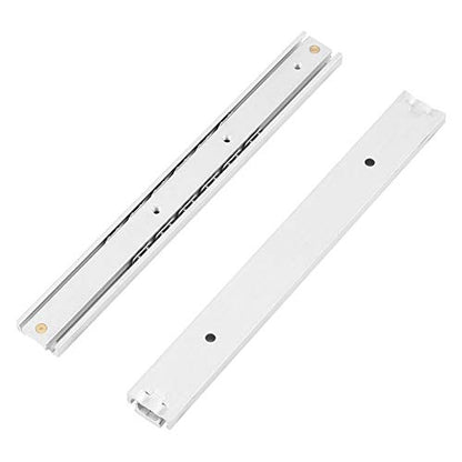 2pcs/ Set Mini Drawer Slides,Soft Close Ball Bearing Drawer Runners, Aluminum Alloy Smooth Slideway Sliding Drawer Drawer Cabinet Rail Hardware (140mm)