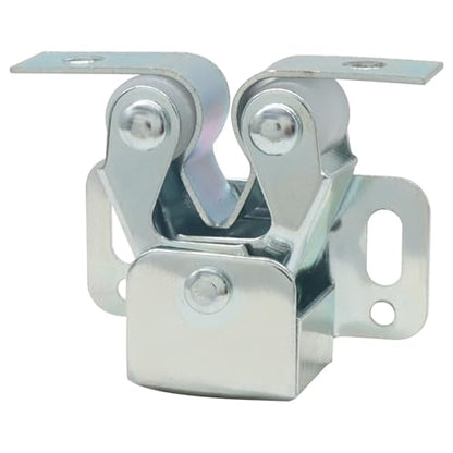24Pcs Alloy Steel Double Roller Catches, Silver - color: Silver