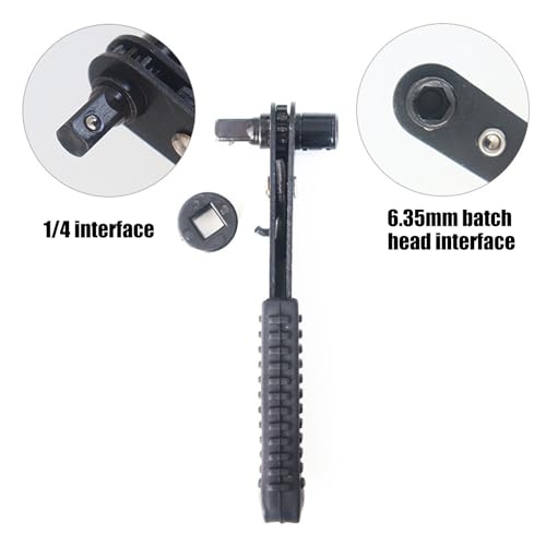 1/4Inch 90 Degree Right Angled Screwdriver For Men Husband Women 90 Degree Angled Screwdriver Ratcheting Gadget