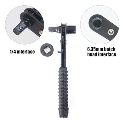 1/4Inch 90 Degree Right Angled Screwdriver For Men Husband Women 90 Degree Angled Screwdriver Ratcheting Gadget
