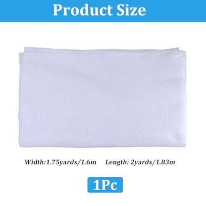 63 Inch 2 Yards White Quilt Batting Polyester Wadding Fiberfill Upholstery Fiber Quilting Stuffing Wrapping Fabric for Sewing Making Pillows Cushion Interior Decoration DIY Craft Supplies
