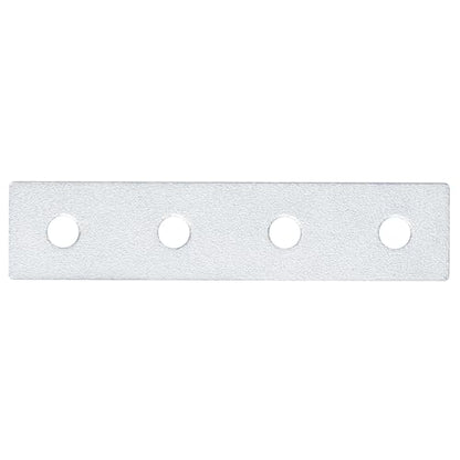 12 Pcs 2020 Flat Joining Plates, Aluminum Mending Plate, 80mm x 18mm - size: 80mm x 18mm