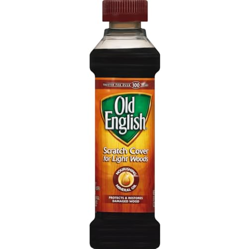 Old English Scratch Cover for Light Woods, 8 Fl Oz.