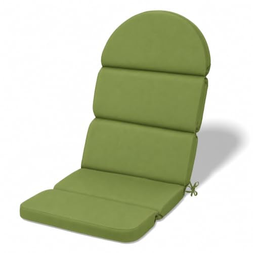 Adirondack Chair Cushion, 50x20 in Outdoor Rocking Seat Pad, 1 Pack - color: Green, size: 1 pack