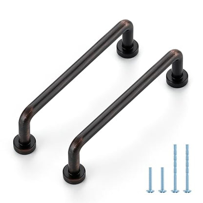 Oil Rubbed Bronze Cabinet Pulls Cabinet Handles, 3-3/4 Inch, 10 Pack - color: Oil Rubbed Bronze, size: 3-3/4 Inch Hole Center