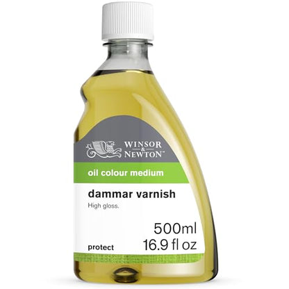 Winsor & Newton Professional Dammar Varnish, 500ml Bottle - color: Dammar Varnish, style: 16.9-oz Bottle