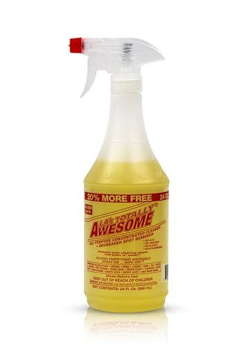 La's Totally Awesome All Purpose Cleaner Spray – 24oz (Pack of 1) Heavy Duty Multi-Surface Degreaser & Stain Remover – Ready-to-Use Cleaning Spray for Kitchen, Bathroom, Floors, Auto & More