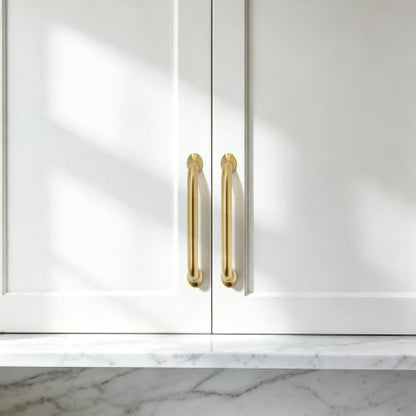 TUNNY 10 Pack Cabinet Handles-5"/128mm Champagne Bronze Cabinet Pulls - color: Champagne Bronze, size: 5"(128mm)Hole Center