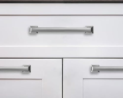 khtumeware 10 Pack Brushed Nickel Cabinet Pulls, 3-3/4 Inch(96mm) Hole Centers Solid Satin Nickel Cabinet Handles Kitchen Hardware Straight Bar for Cabinets and Drawer Pulls - color: Brushed Satin Nickel, size: 3-3/4"(96mm) Hole Center, style: 10-pack