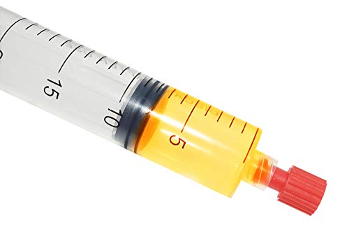 20 ml Syringe with Luer Lock Needles 4" and Storage Cap | Oil Injector | Glue Dispensing Applicator