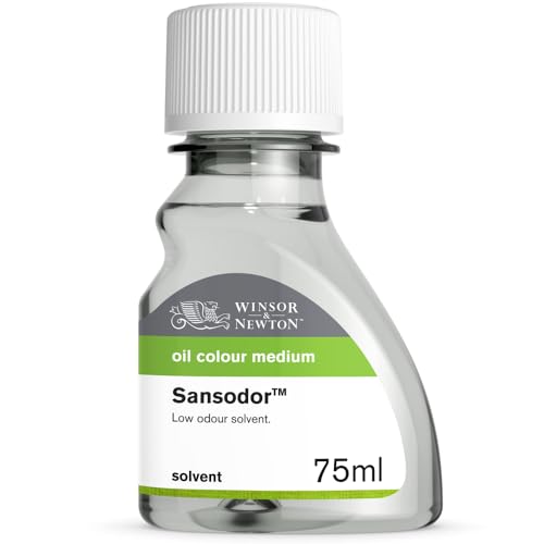 Winsor & Newton Sansodor Low Odor Solvent, 75ml (2.5oz) Bottle - color: Sansodor Low Odor Solvent, style: 2.5-oz Bottle