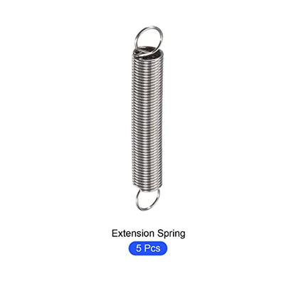 METALLIXITY Extension Spring (1x10x70mm/0.04"x0.4"x2.76") 5Pcs, 304 Stainless Steel Tension Spring Wire - for Home Repair Construction Machinery - size: 0.04"x0.4"x2.76"