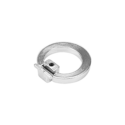 4 Pcs Square Base Drop Ring Pull Handles,40mm Diameter (Chrome) - color: Chrome1.57