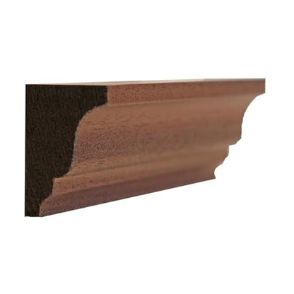 EWSC16 Solid Crown 1-3/8" High x 1" Deep Moulding. Unfinished, Poplar, 42" - color: Poplar, size: 42 inches