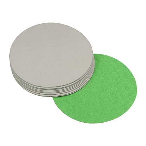 uxcell 5 Inch Wet Dry Disc 3000 Grit Hook and Loop Sanding Disc Silicon Carbide 10pcs - size: 5''