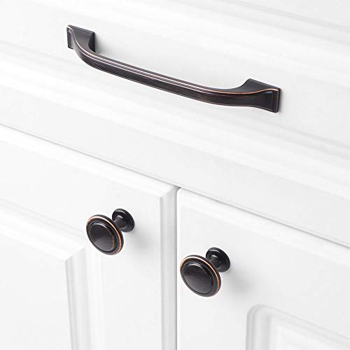 KOOFIZO 10 Pack 5 in Oil Rubbed Bronze Cabinet Pulls, Drawer Handles 1958 - color: Oil Rubbed Bronze, size: 5" CC