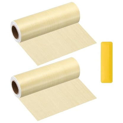 HARFINGTON Wood Grain Repair Tape 6" x16ft Self-Adhesive Repair Patch - color: Yellow Fir, size: 6" x 16ft