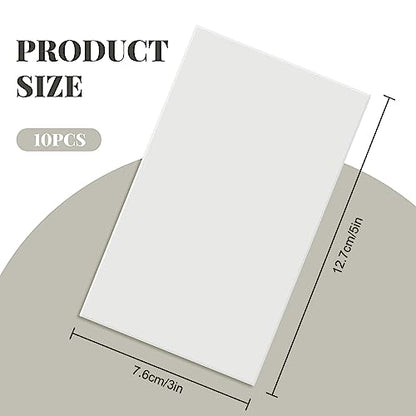 Frienda 10 Pcs Self Adhesive Rubber Wall Outlet Cover