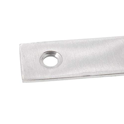 Stainless Steel L Shape Flat Corner Brace Bracket for Wood, Metal Fixing Joining Support Brace for Shelves, Furniture and Cabinet 10 Pack (40x40mm) - size: 40 x 40 mm