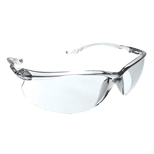 Portwest Lite Safety Spectacle Protective Protection Eye Goggles Work Dust ANSI/ISEA Z87.1, Clear - color: Clear
