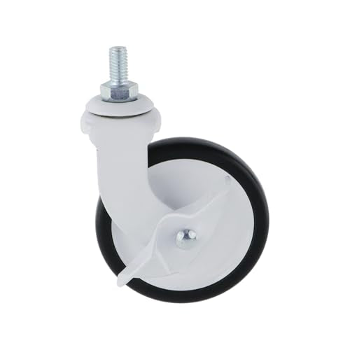 Semetall 3-inch Swivel Casters with PP Silent Wheels,4 Pack - style: A-300