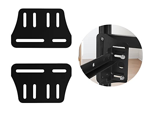 ZhouDaShu Bed Frame Brackets Adapter, Headboard Brackets for Metal Bed Frame,Headboard Attachment Kit,2Pcs Queen Bed Modification Plate - style: bed frame brackets for headboard