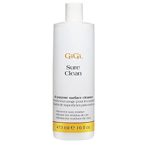GIGI Sure Clean Surface Cleaner for Warmers, Wax Residue Remover, 16 fl oz - size: 16 Fl Oz (Pack of 1)