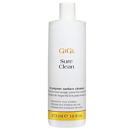 GIGI Sure Clean Surface Cleaner for Warmers, Wax Residue Remover, 16 fl oz - size: 16 Fl Oz (Pack of 1)