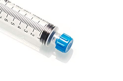 Mini Industrial Syringe Pack - 10ml Luer Lock Syringes, 14 and 18 Gauge Blunt Needles, Covers and Syringe Caps | Precision Crafting, Gluing, Refilling Pens and Empty Cartridges, Repairs